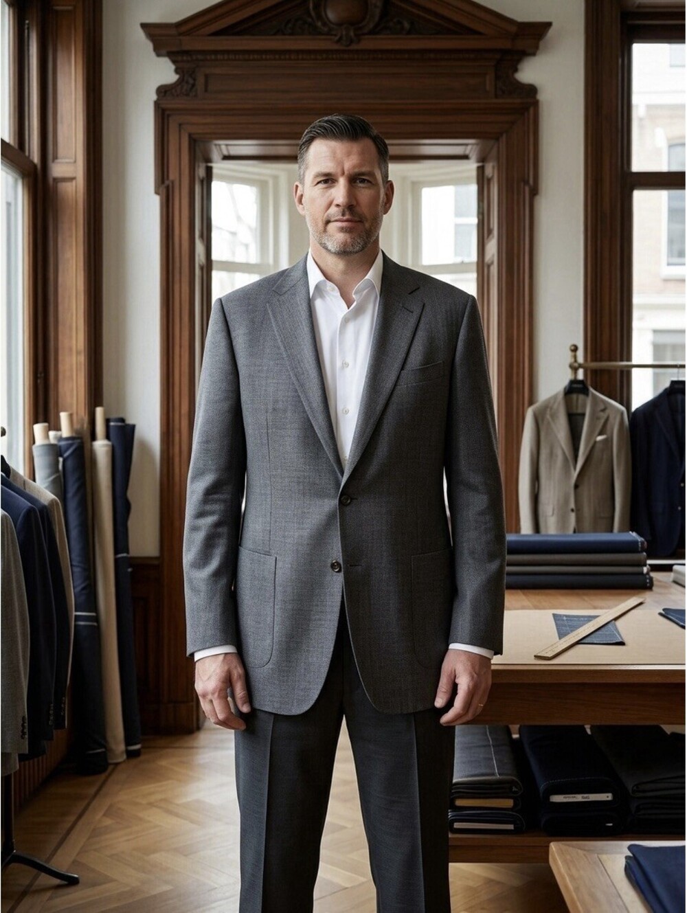 Cerruti iTravel Italian Wool Blazer 50L EU 118